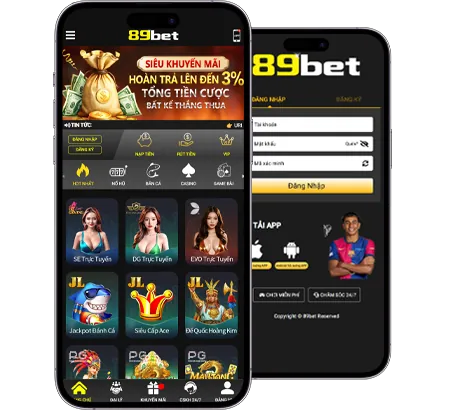Giao diện cá cược 55vin login trên điện thoại di động